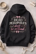 Simply Savvy Signature Statement Hoodie – Feminine Bow Graphic Back Hoodie
