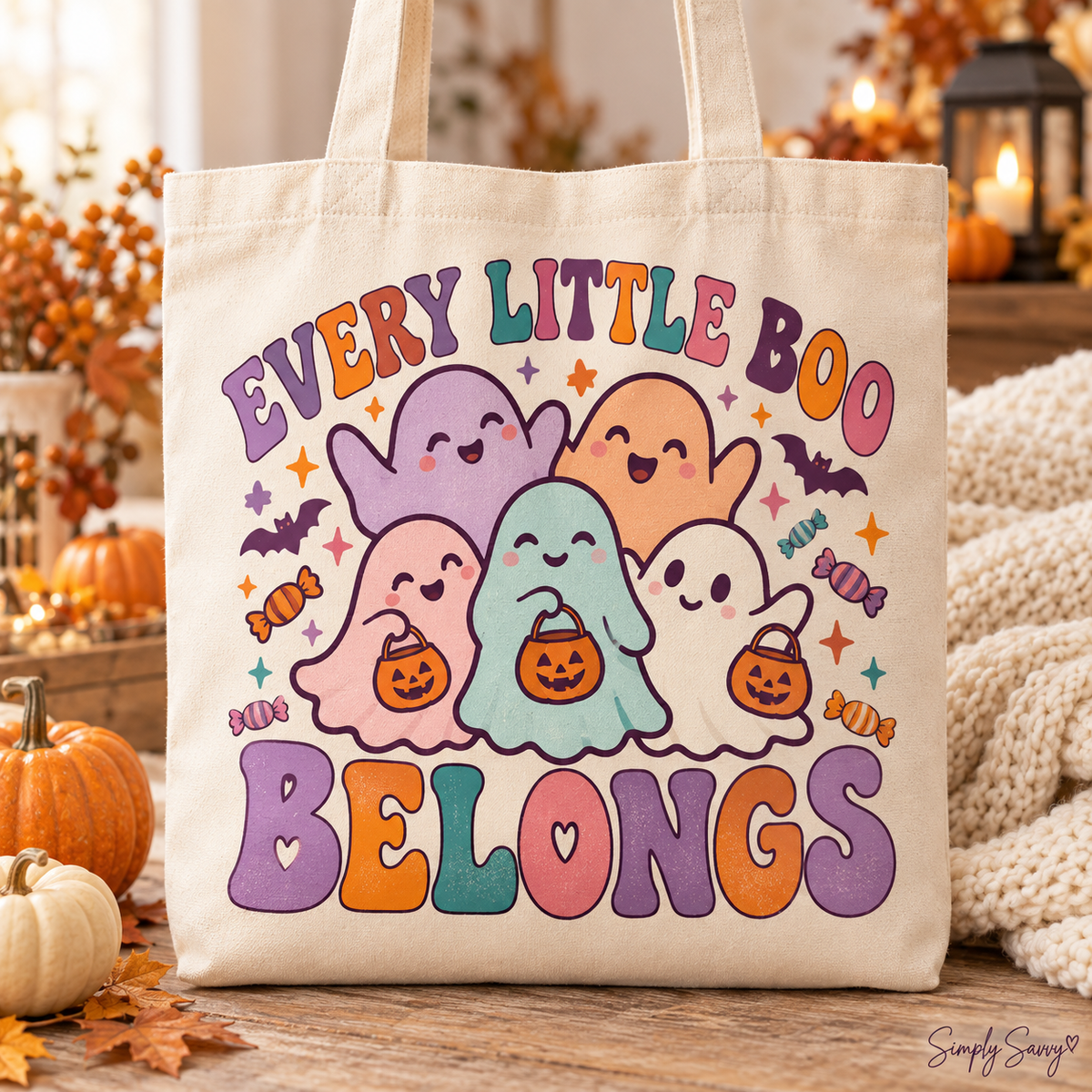 Every Little Boo Belongs – Halloween Tote Bag