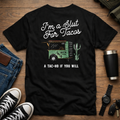 “I’m a Slut for Tacos” Funny Taco Truck Graphic Tee – Tac-Ho Humor Shirt