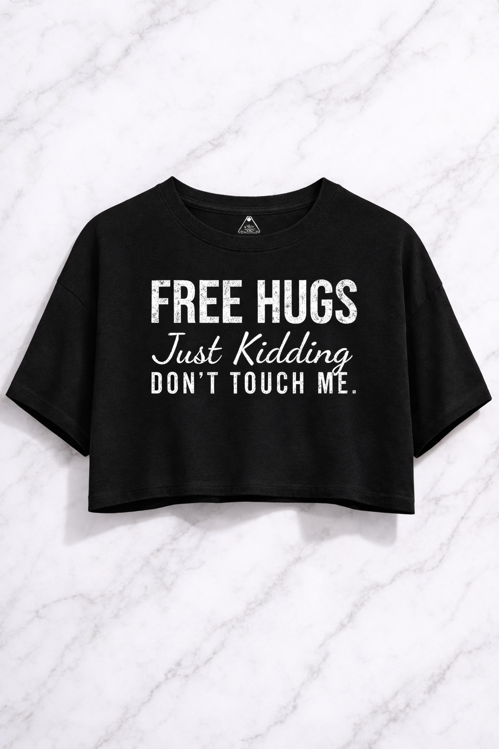 Free Hugs Just Kidding Don’t Touch Me Shirt – Funny Sarcastic Introvert Tee – Humor Graphic Shirt – Cute Attitude Tee – Unisex Funny Shirt