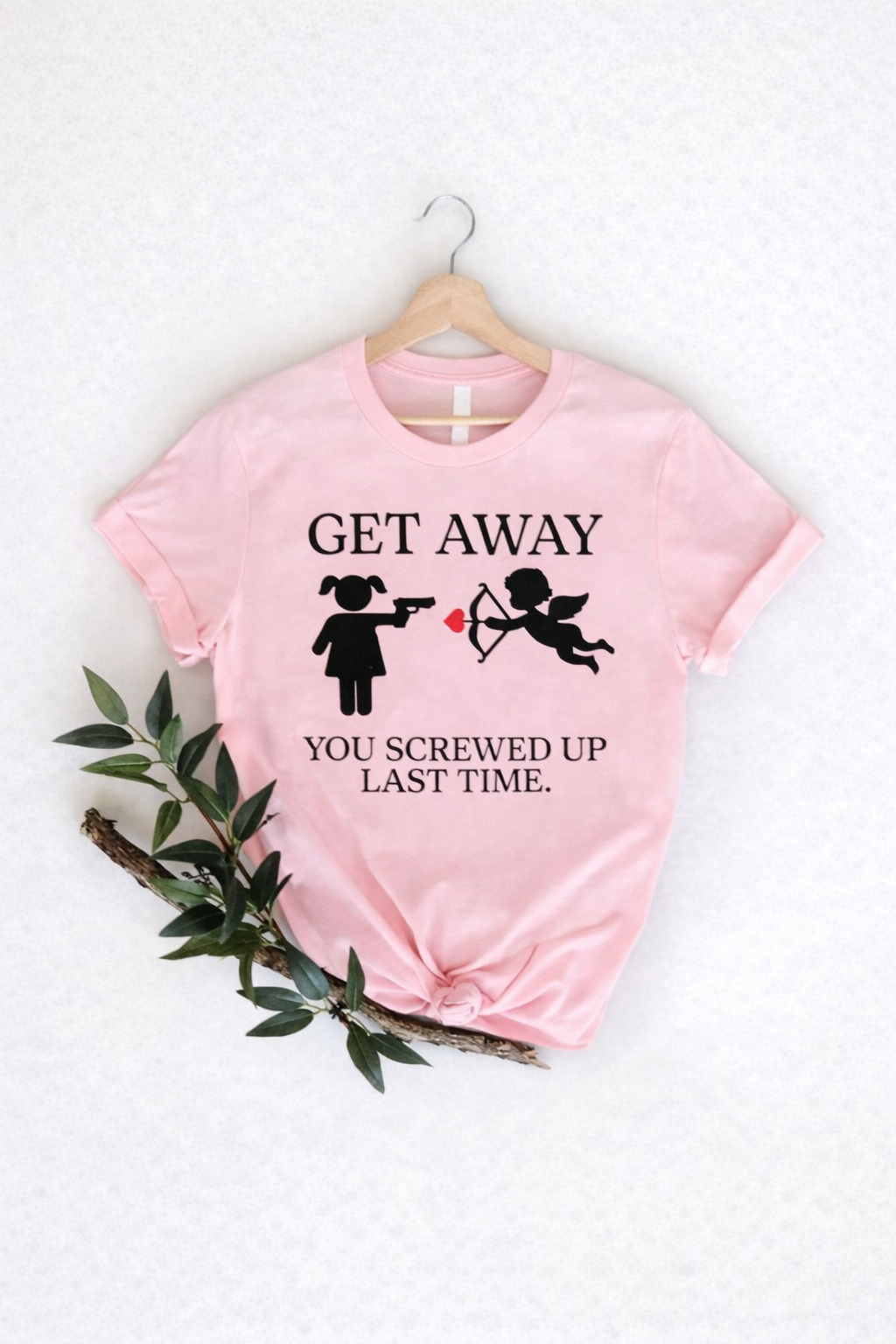 💔 Get Away Valentine Shirt – Funny Anti-Valentine Tee