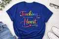 Teaching Is a Work of Heart Bundle | Teacher Shirt + Matching Tote