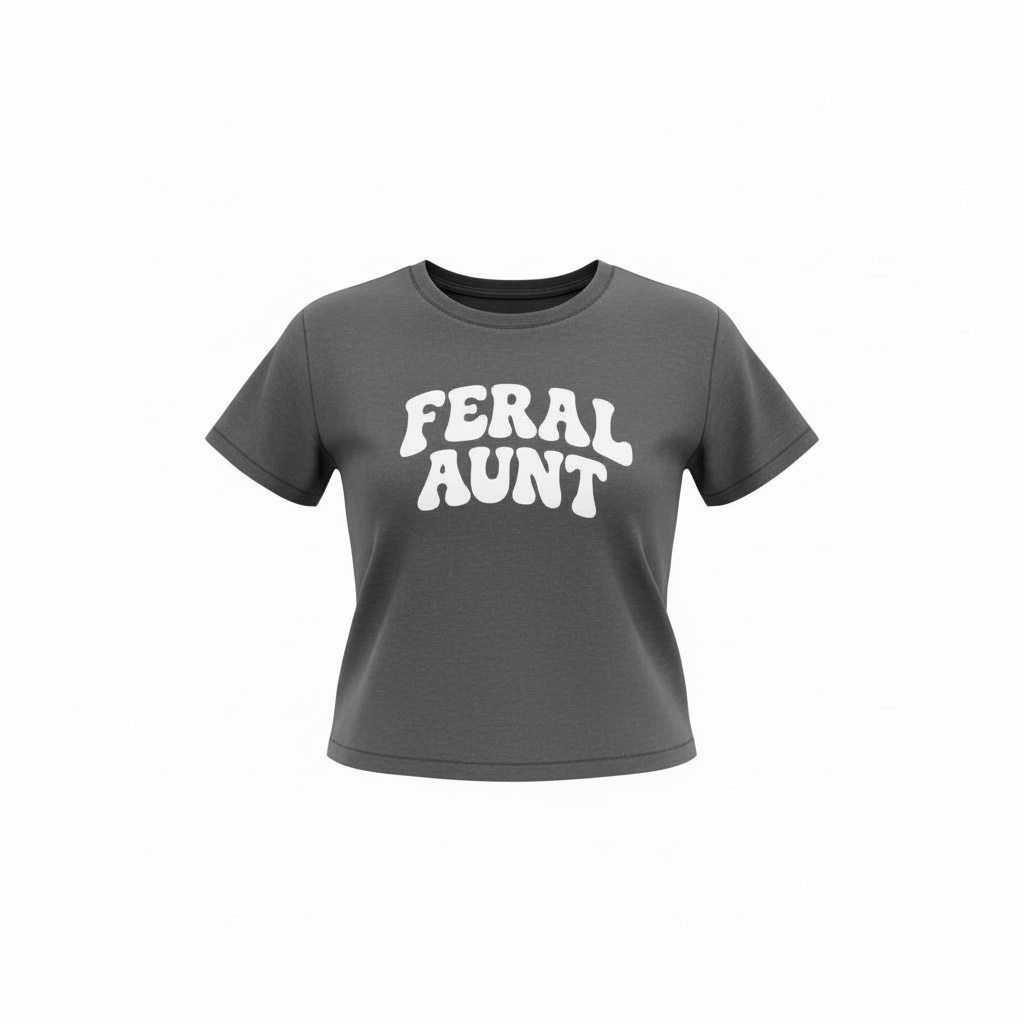 Feral Aunt with Glitter letters ✨