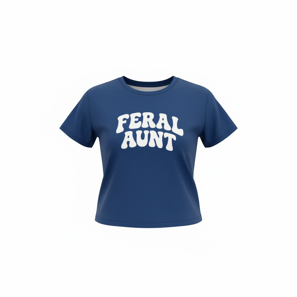 Feral Aunt with Glitter letters ✨