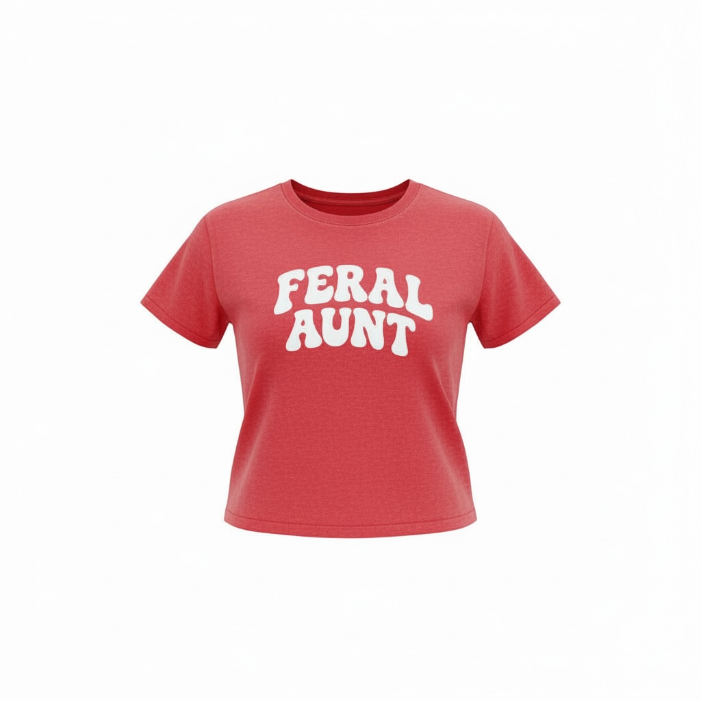 Feral Aunt with Glitter letters ✨