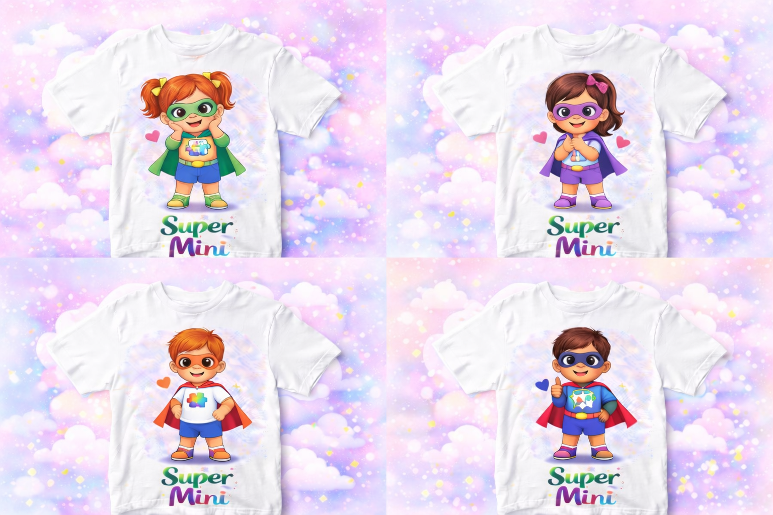 Super Mama & Mini Heroes Bundle – Celebrating Autism, Love & Strength