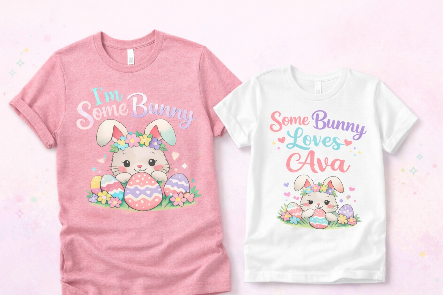 Mama & Mini Easter Shirt – Some Bunny Loves Me Set