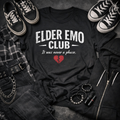 Elder Emo Club Shirt – It Was Never a Phase Tee | Vintage Emo Aesthetic Graphic T-Shirt