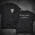 Elder Emo Club Pocket Tee – It Was Never a Phase Back Print | Minimal Emo Aesthetic Shirt