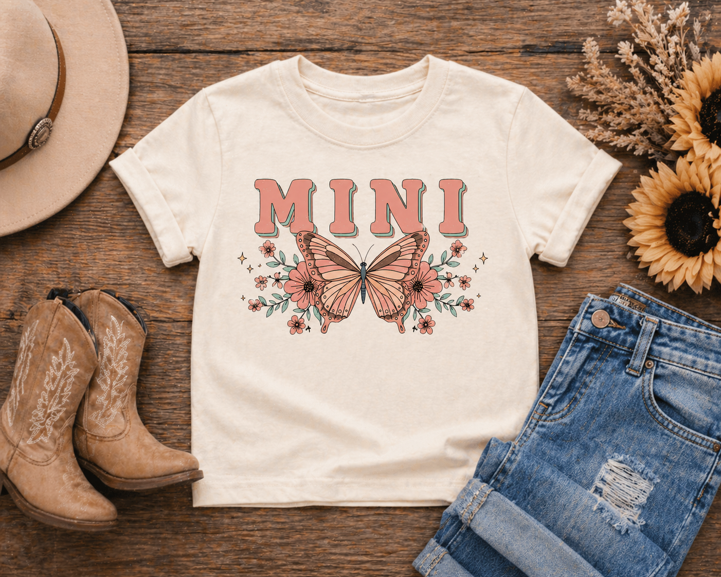 Mini Butterfly Shirt | Matching Mama Mini Tee | Kids Butterfly Shirt | Toddler to Teen Graphic Tee | Cute Kids Shirt | Mini Outfit